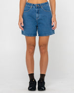 Flip Mommy Low Rise Wide Leg Denim Jort